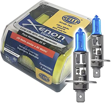 JGO.FOCO H1 PREMIUM  AZUL OSCURO 12V 55W +50%