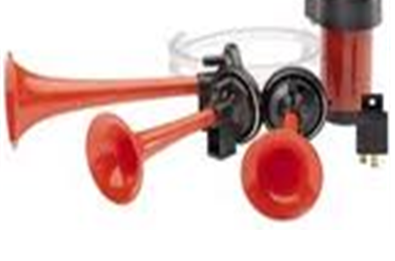 CLAXON TRIPLE CORNETA MUSICAL 12V